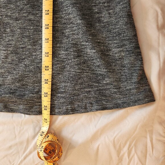 KUHL Mova Aktiv charcoal grey tank dress cutout back - Picture 7 of 11